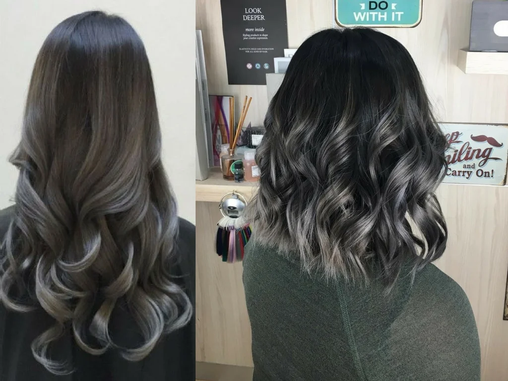 Luzes californianas em tons acinzentados Luzes californianas em tons acinzentados