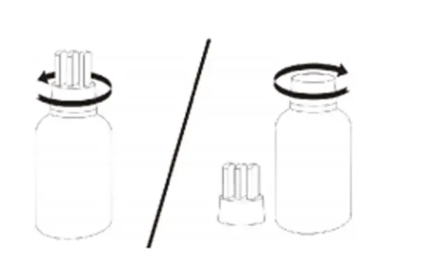 Para armazenamento após o uso do produto, retire o aplicador e girando no sentindo anti-horário, deve ser feito o fechamento do frasco, evitando assim a evaporação e/ou desperdício do produto.