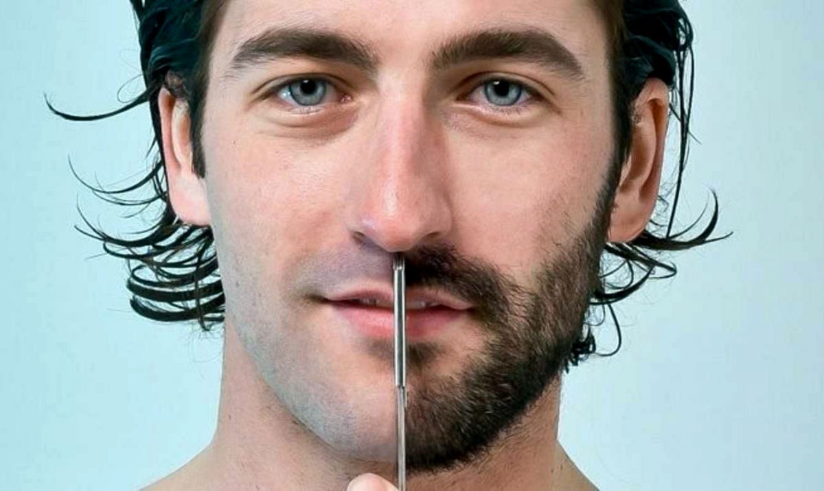 aloxidil na barba: antes e depois
